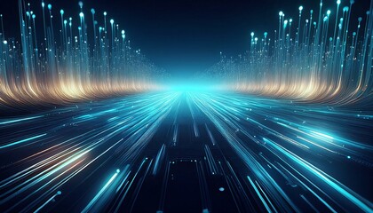 Obraz premium fiber optic concept background graphic resource