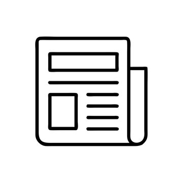 newspaper icon design