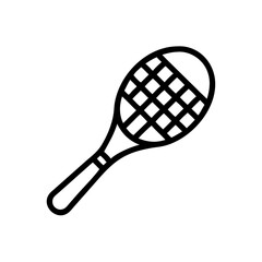 tennis bat icon design