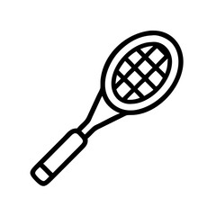 tennis bat icon design