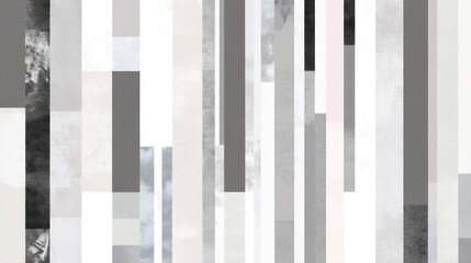Abstract Vertical Stripes Art: A Modern Geometric Design with Gray and White Color Palette. Contemporary Wall Decor in Stylish Abstract Design. Minimalist Wall Art, Perfect for Modern Homes