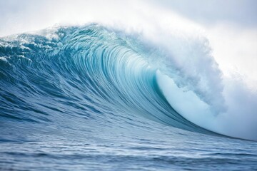 Tsunami waves crashing along the US coast causing chaos and destruction in the aftermath