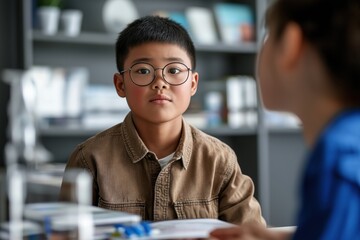 An elementary school with children and a teacher focusing on inclusive education