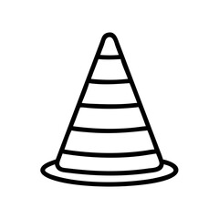cone traffic icon design