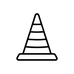 cone traffic icon design