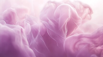 Fototapeta premium Abstract Pink Fabric Swirling Softly In Light