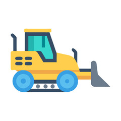 bulldozer icon design