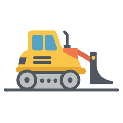 Naklejka premium bulldozer icon design