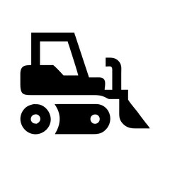 bulldozer icon design