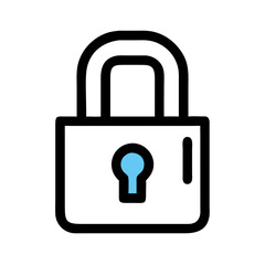 lock concept icon design