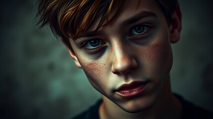 Portrait of a  young man.