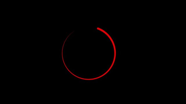 red color sarcel animation video