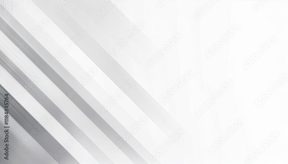 Aufkleber diagonal abstract white and gray geometric background with layered lines for modern design projects, presentations, or minimal branding