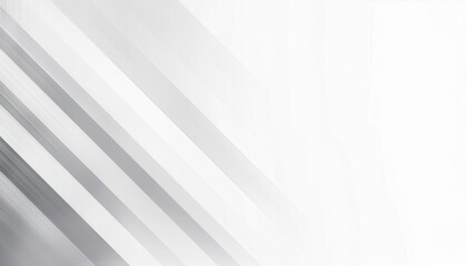 Fototapeta premium diagonal abstract white and gray geometric background with layered lines for modern design projects, presentations, or minimal branding