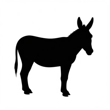 recommend clip art: donkey illustration, donkey silhouette vector, donkey silhouette on transparent background, donkey silhouette isolated on white