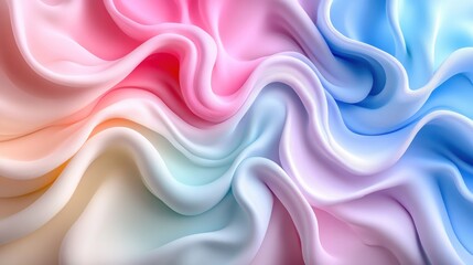 Obraz premium Abstract pastel swirled fabric texture background.