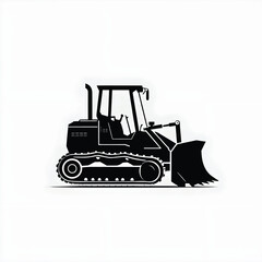 Naklejka premium bulldozer icon