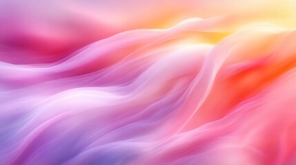 Obraz premium Abstract, soft, flowing, vibrant, colorful, smooth, dynamic