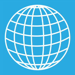 world illustration, planet earth vector graphic, globes of Earth. Realistic world map in globe shape, Planet icon, Global map. Map symbol. international earth globe icon, World globe icon, Line vector
