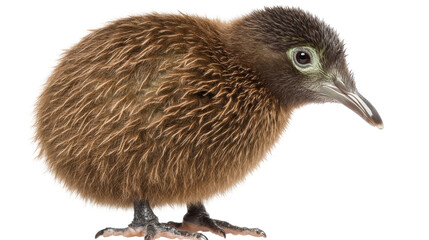 Fototapeta premium Kiwi bird, isolated on transparent or white background