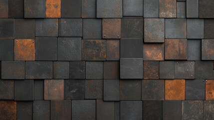 Textures of Old and New Letter Fonts Create a Striking Wall Display in an Artistic Environment