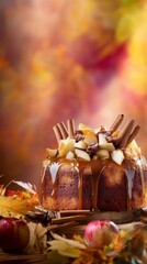 Autumnal Caramel Apple Bundt Cake: A Fall Dessert Delight
