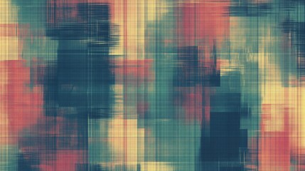 Abstract textured background with blended colors and blurred lines, creating a pattern of rectangles and squares.