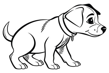 A black color line art  (Toad) minimalist simple vector with a white background