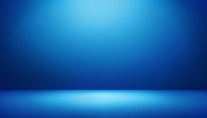 studio room background in gradient blue light use as background empty backdrop for design or product display space for selling products abstract wallpaper wall and floor