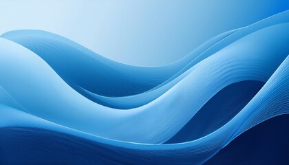 Fototapeta premium blue abstract wave background with copy space