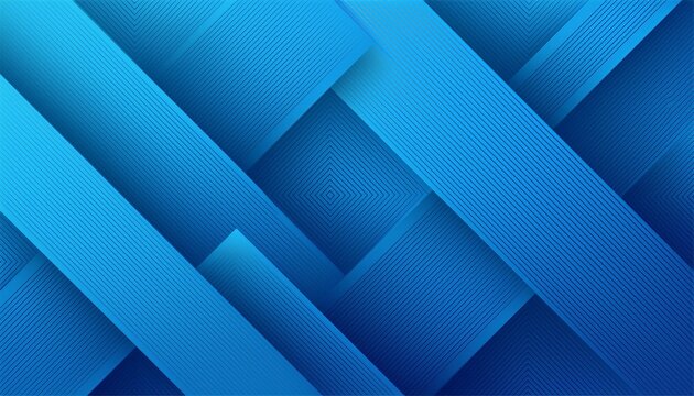 vibrant blue 3d abstract  background generative ai