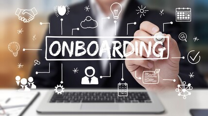 Innovative Onboarding Business Process Concept Fostering Efficiency and Employee Engagement in Organizations