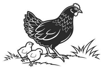 hen and chicken