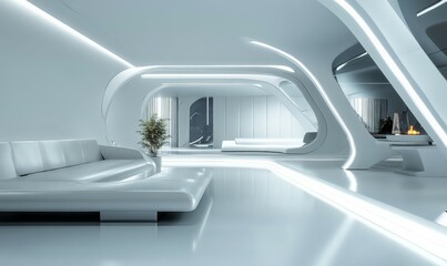 Futuristic design in a modern lighting setup