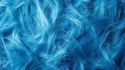 Obraz premium Bright textured blue fibers in a modern dynamic abstract composition