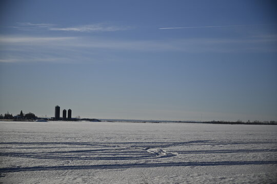 Farming in the Alberta prairie