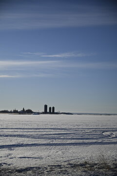 Farming in the Alberta prairie