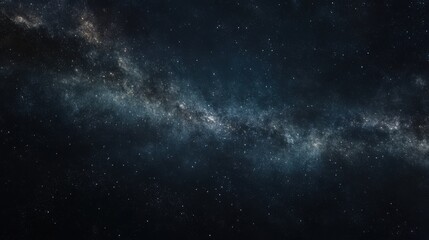 Fototapeta premium A breathtaking view of a star-filled galaxy, showcasing vibrant cosmic colors against a dark backdrop.