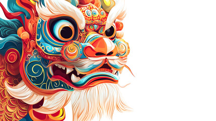 Obraz premium Chinese Snake dragon year
