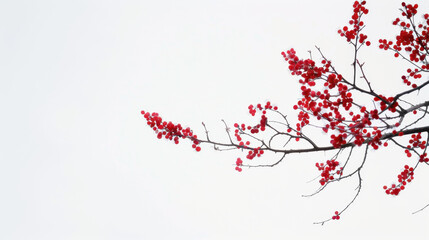 cherries isolated on white background