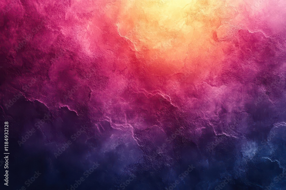 Wall mural vibrant abstract digital artwork with dynamic color transitions and organic noise texture contempora