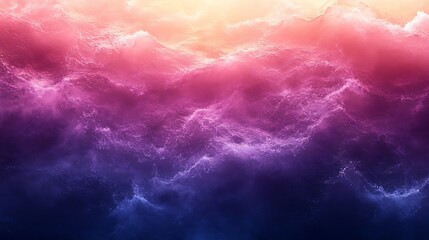 Fototapeta premium Vibrant Ocean Waves In Pink Purple Hues