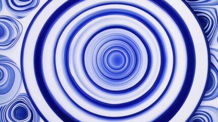 Naklejka premium Overlapping concentric arcs forming abstract mandalas in blue, mesmerizing and detailed Illustration --chaos 10 --ar 16:9 --style raw --stylize 0 --v 6.1 Job ID: 4de9e53a-8884-4ba7-bff8-adc527c4ff14