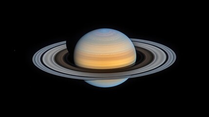 A stunning view of Saturn showcasing its iconic rings and colorful atmosphere.