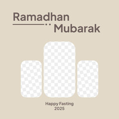 Ramadan Mubarak Happy Fasting, Social Media Design