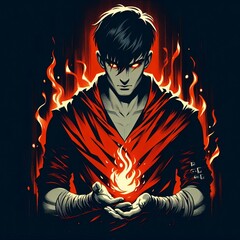 Fire Magic in Her Palm