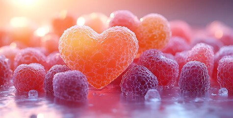 A cheerful assortment of colorful candies



