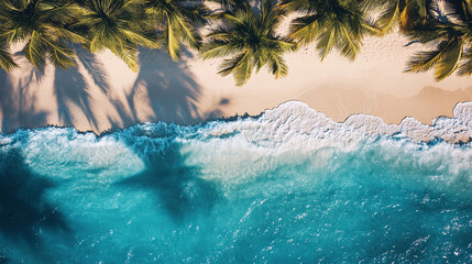 Summer poster background illustration or wallpaper, beach holiday or vacation banner, travel season or event card, discount promotion or invitation.