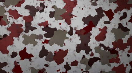 Stunning Abstract Camouflage Pattern Design - A Unique Artistic Print for Modern Decor