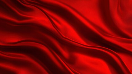 Stunning Red Silk Fabric Texture